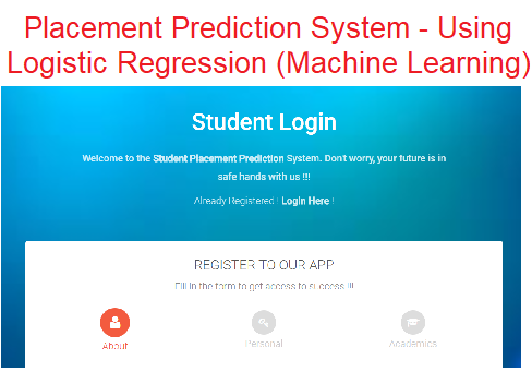 Final Year Project for B.E. Degree